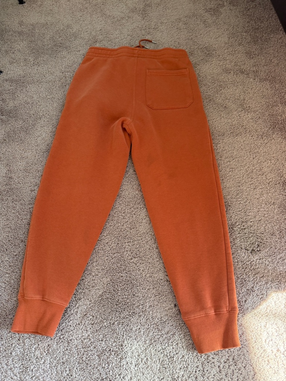 Men's Rust Drawstring Sweat Joggers - Picture 11 of 11